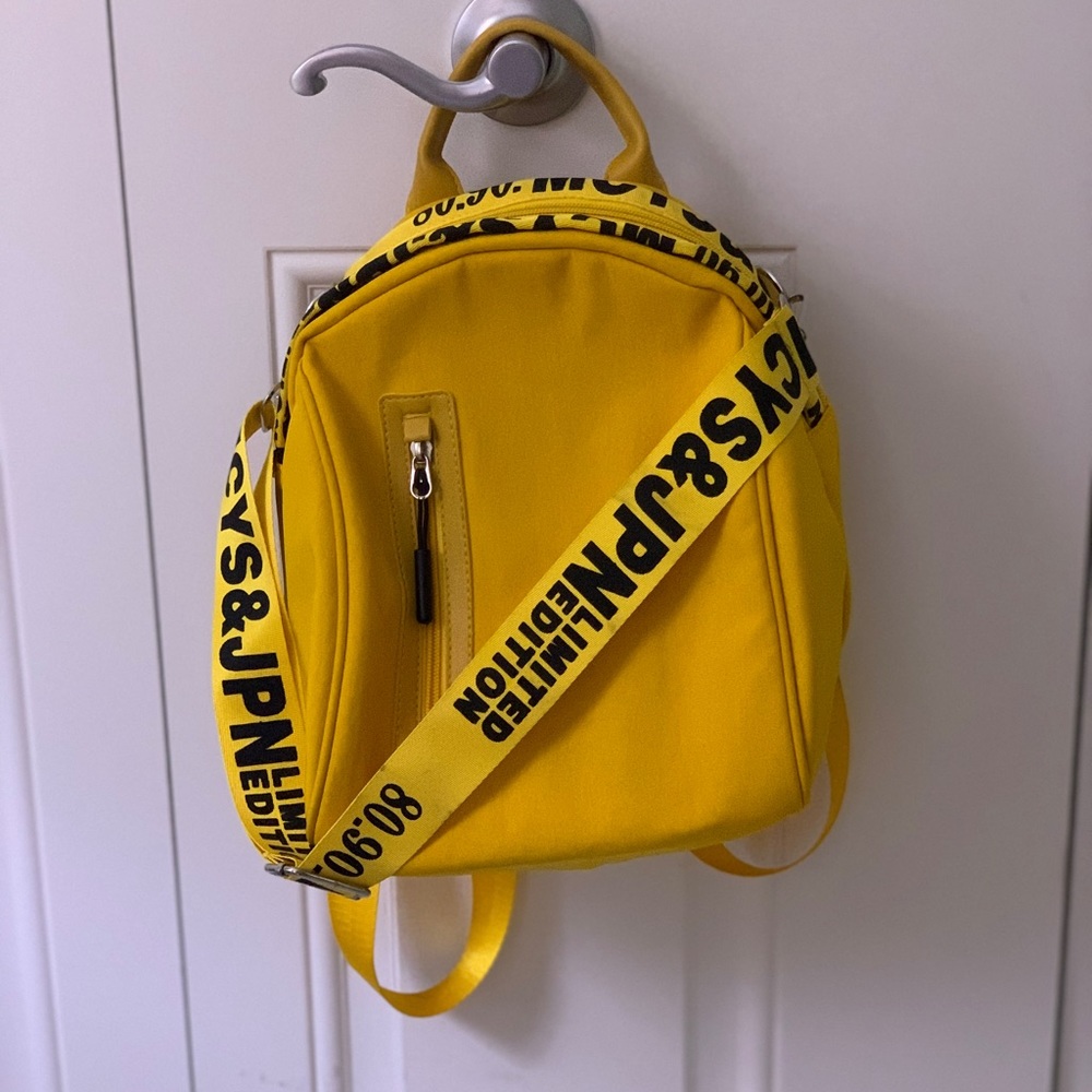 Yellow SHEIN book bag